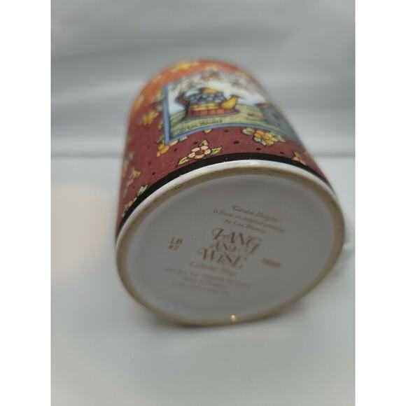 Lang & Wise Collector Mug "Good Morning" Lisa Blowers Artist 1998 Flowers - Picture 11 of 12